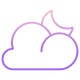 Cloud And Moon icon
