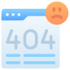 404 Website icon