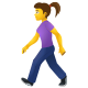 mulher andando icon