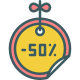 50% Off icon