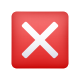 Cross Mark Button icon