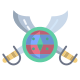 Persian Sword And Shield icon