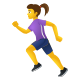 Женщина бежит icon