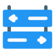 Hospital Direction Sign icon