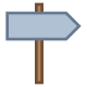 Signpost icon