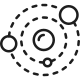 sistema-solar-externo-educación-e-investigación-dreamstale-lineal-dreamstale icon