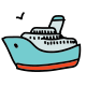 Bateau de croisière icon