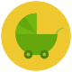 Baby Stroller icon