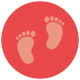 Baby Footprint icon