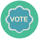 Emblema de votação icon