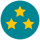Three Stars icon