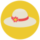 Sombrero de verano icon