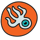 Octopus sociale icon