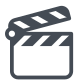 Clapperboard icon