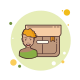 Short Hair Girl Product Box icon