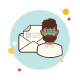 Man With Envelope icon