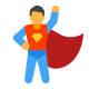 Super Hero Male icon