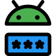 Latest Android software with password authentication layout icon