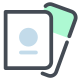 Passport and Tickets icon