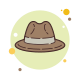 sombrero de detective icon