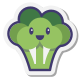 Kawaii Broccoli icon