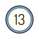 13 eingekreist icon
