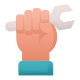 Hand Holding Wrench icon