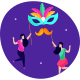 19-carnival celebration icon