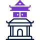 chinese temple icon