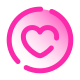 Love Circled icon