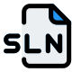 SLN audio format is raw or headerless wav format file icon