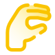 Figura lagarto con mano icon