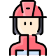 Firewoman icon