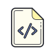 Arquivo de código icon