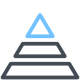 Piramide informativa icon