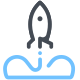 ロケットを発射する icon