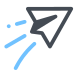 Aereo di carta icon