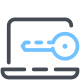 Laptop Key icon