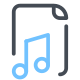 Fichier audio icon