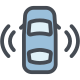 Car sensor data icon