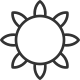 Sun icon