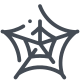 Spider web icon