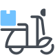 Scooter di consegna icon