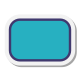 Rectangle arrondi icon