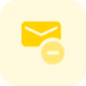 Delete email message icon