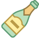 Bouteille de champagne icon