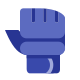 MMA-Kämpfer-Handschuh icon