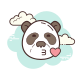 Beijinho panda icon