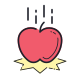 maçã caindo icon