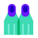 Schwimmflossen icon